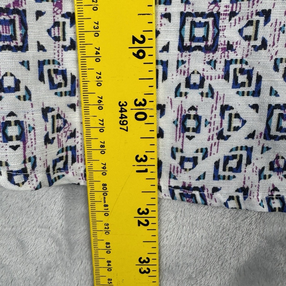 Robert Graham ButtonUp Classic Fit Shirt Mens 2XL Purple/White Linen Blend NWT - Picture 11 of 12